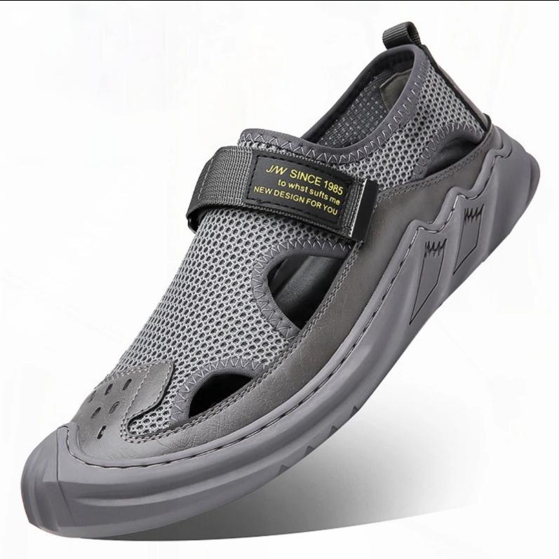 Men's Buckled Knitted Orthopedic Sandals