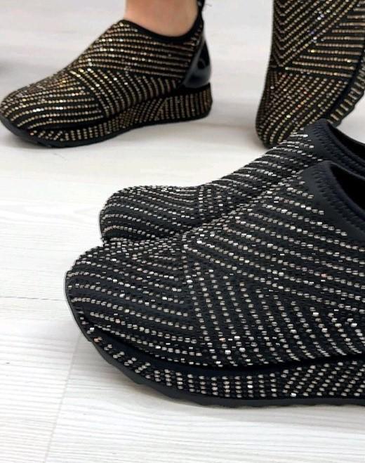 Stylish Full Diamond-encrusted Arch Shoes