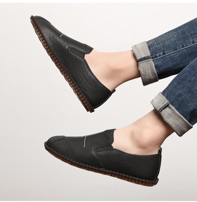 Men's Breathable Lightweight Slip On Casual Loafer Shoes