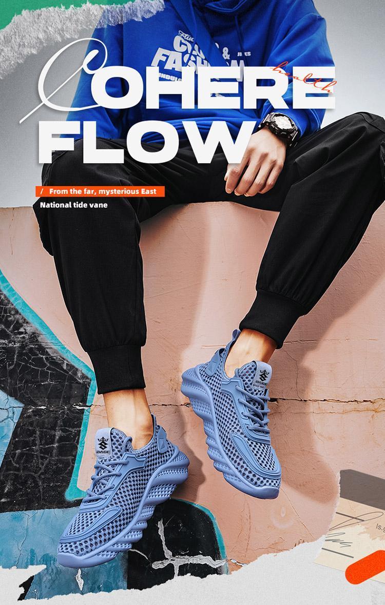 Mens Slip On Sneakers Comfy Mesh Sports Shoes