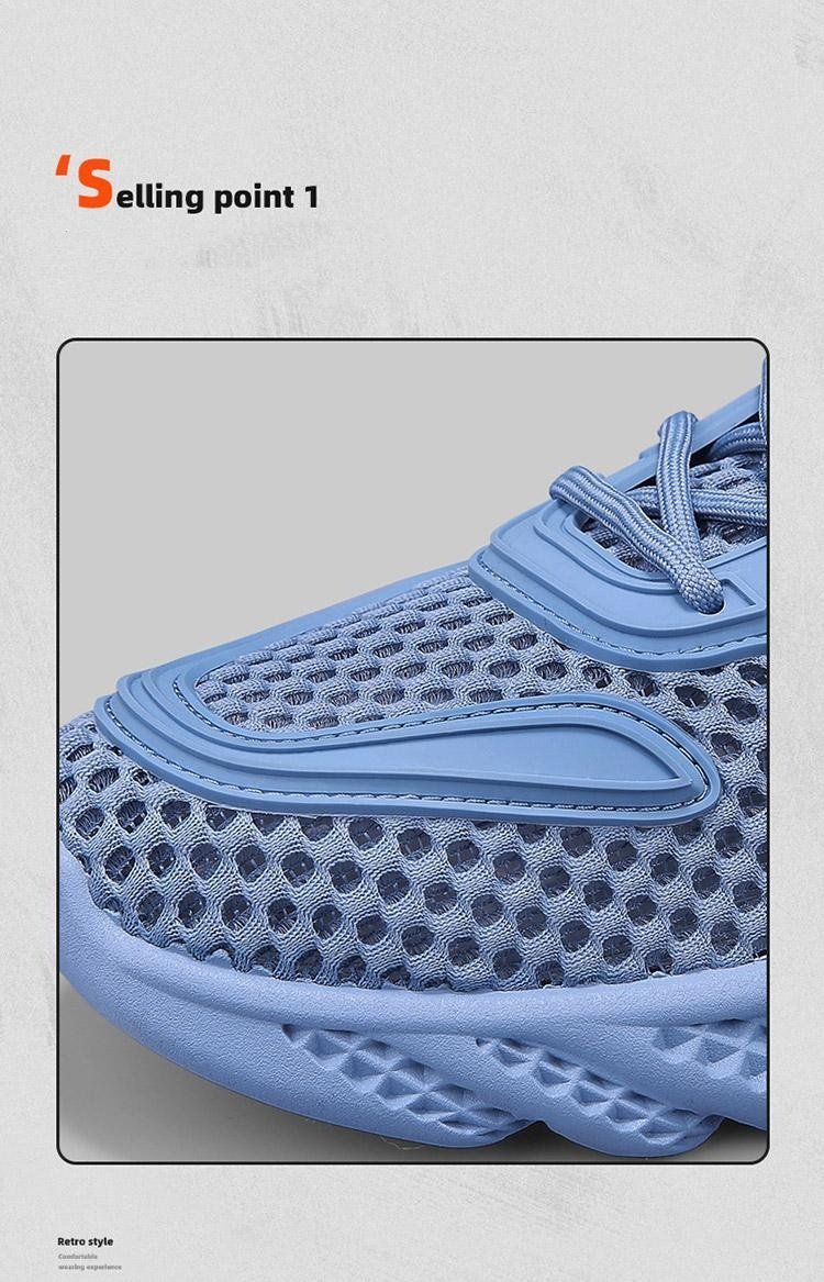 Mens Slip On Sneakers Comfy Mesh Sports Shoes
