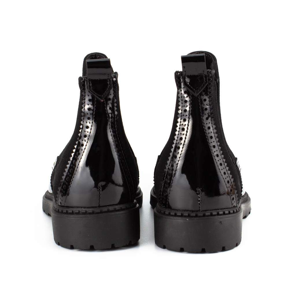Men's Genuine Black Chelsea Leather Boots