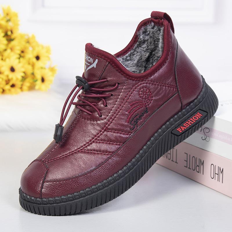 Lace-free waterproof and warm Australian wool shoes