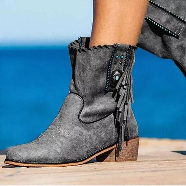 Women's Boots Tassel Shoes Booties