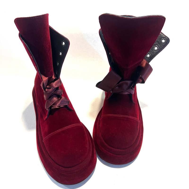 Women's Platform High Strap Boots