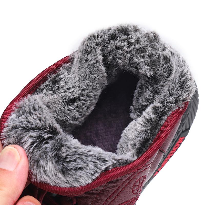 Lace-free waterproof and warm Australian wool shoes