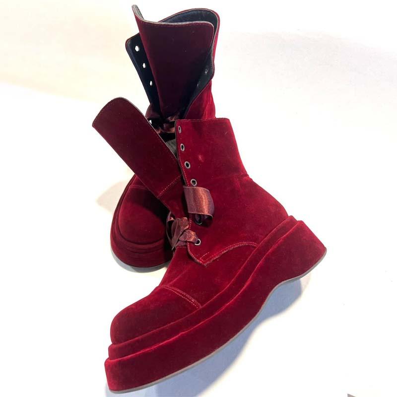 Women's Platform High Strap Boots