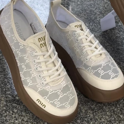 Women's Lurex Tulle Sneakers