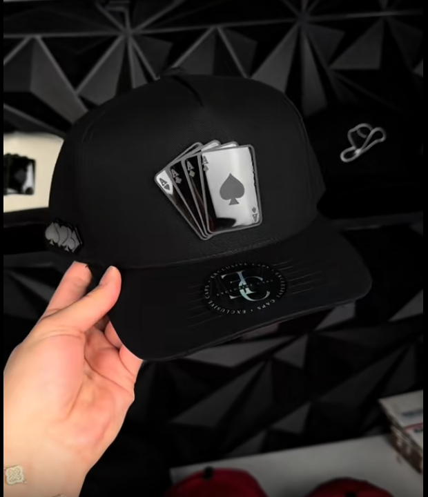 JC Brand Poker Cap