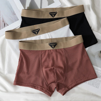 Men's Honeycomb Breathable Ice Silk Underwear