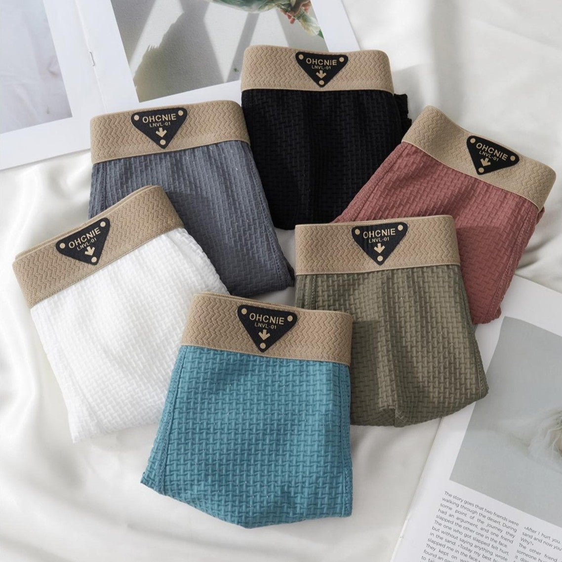 Men's Honeycomb Breathable Ice Silk Underwear