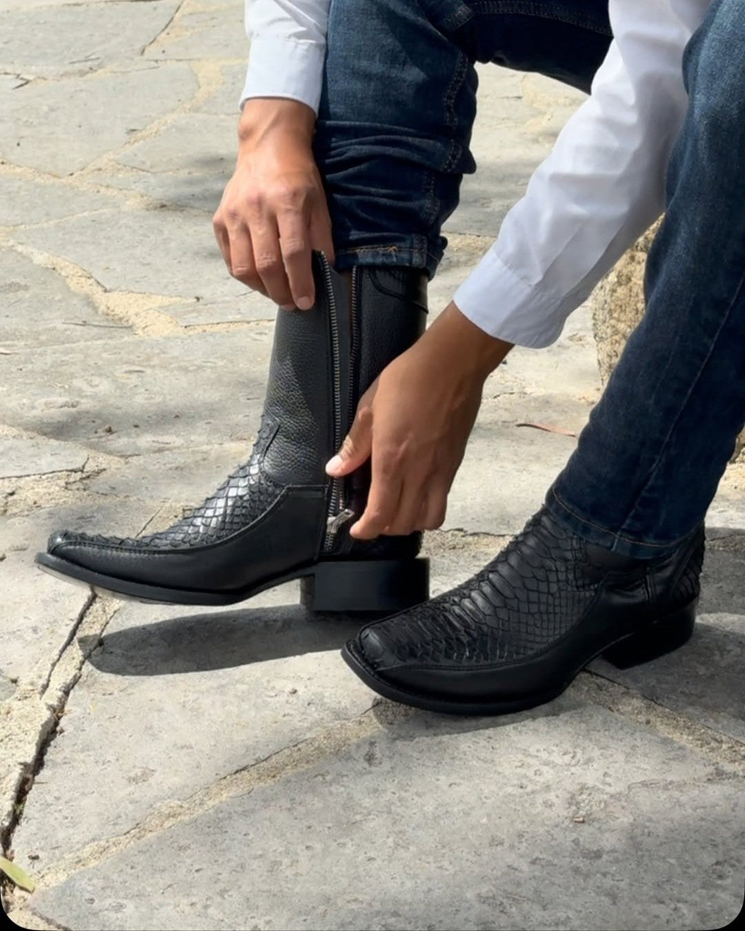 Dylan Python Nubuck Boots