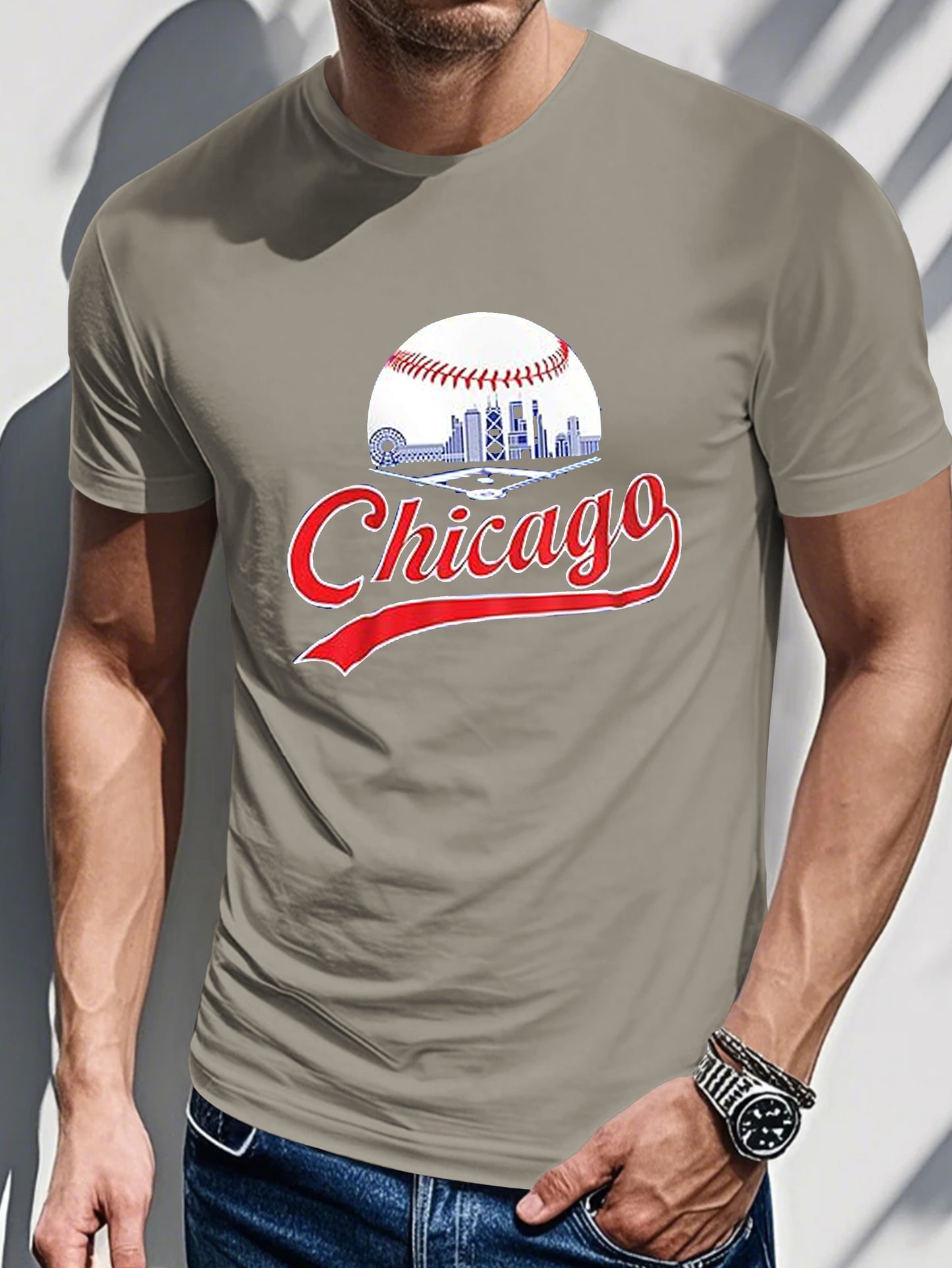 Men's Short Sleeve T-shirt Summer T-shirt Top