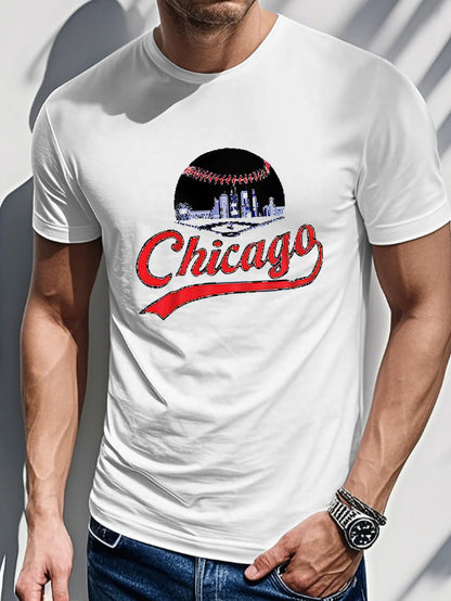 Men's Short Sleeve T-shirt Summer T-shirt Top