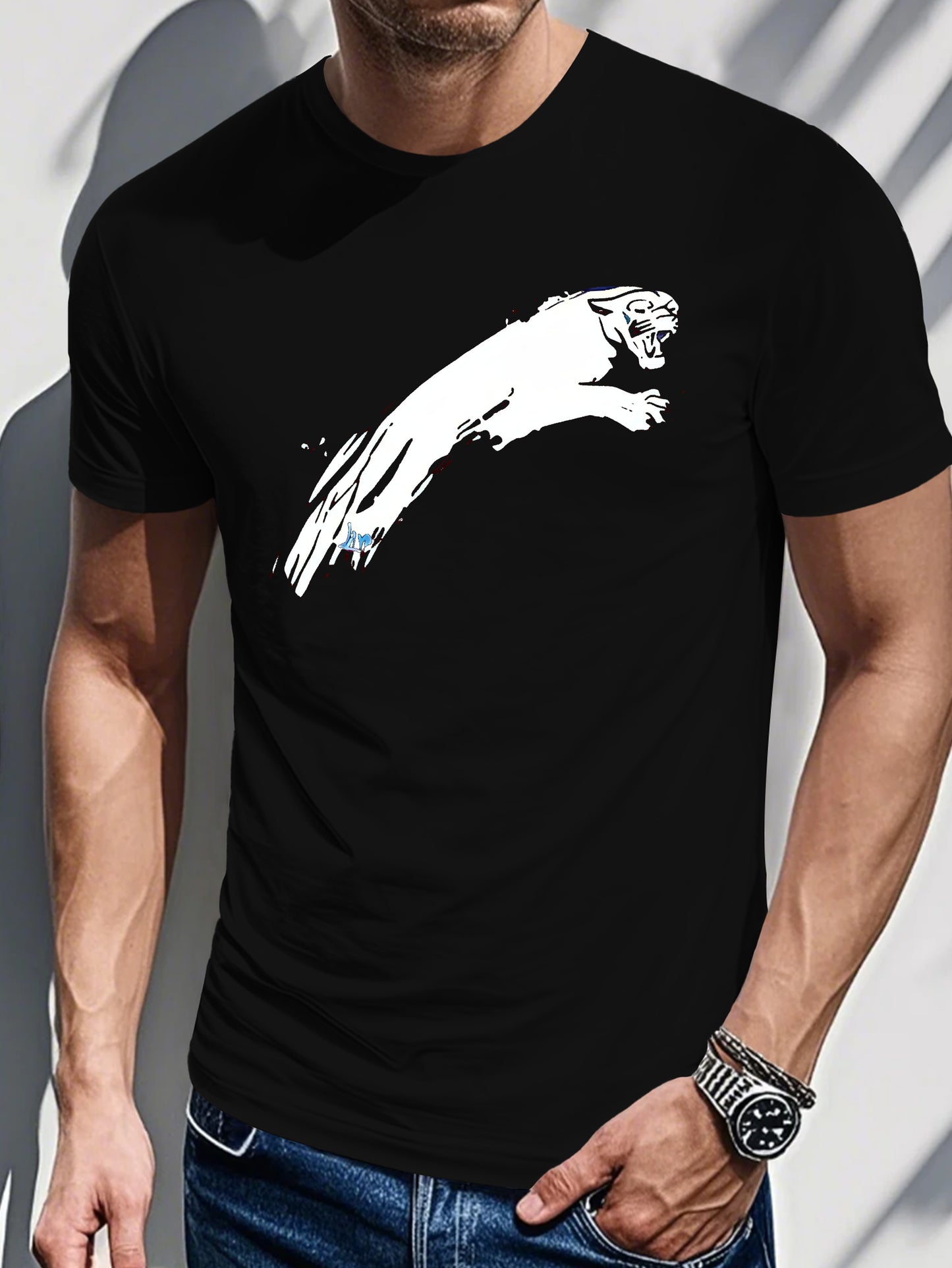 Tn 0718 7 Men's Short Sleeve T-shirt Summer T-shirt Top