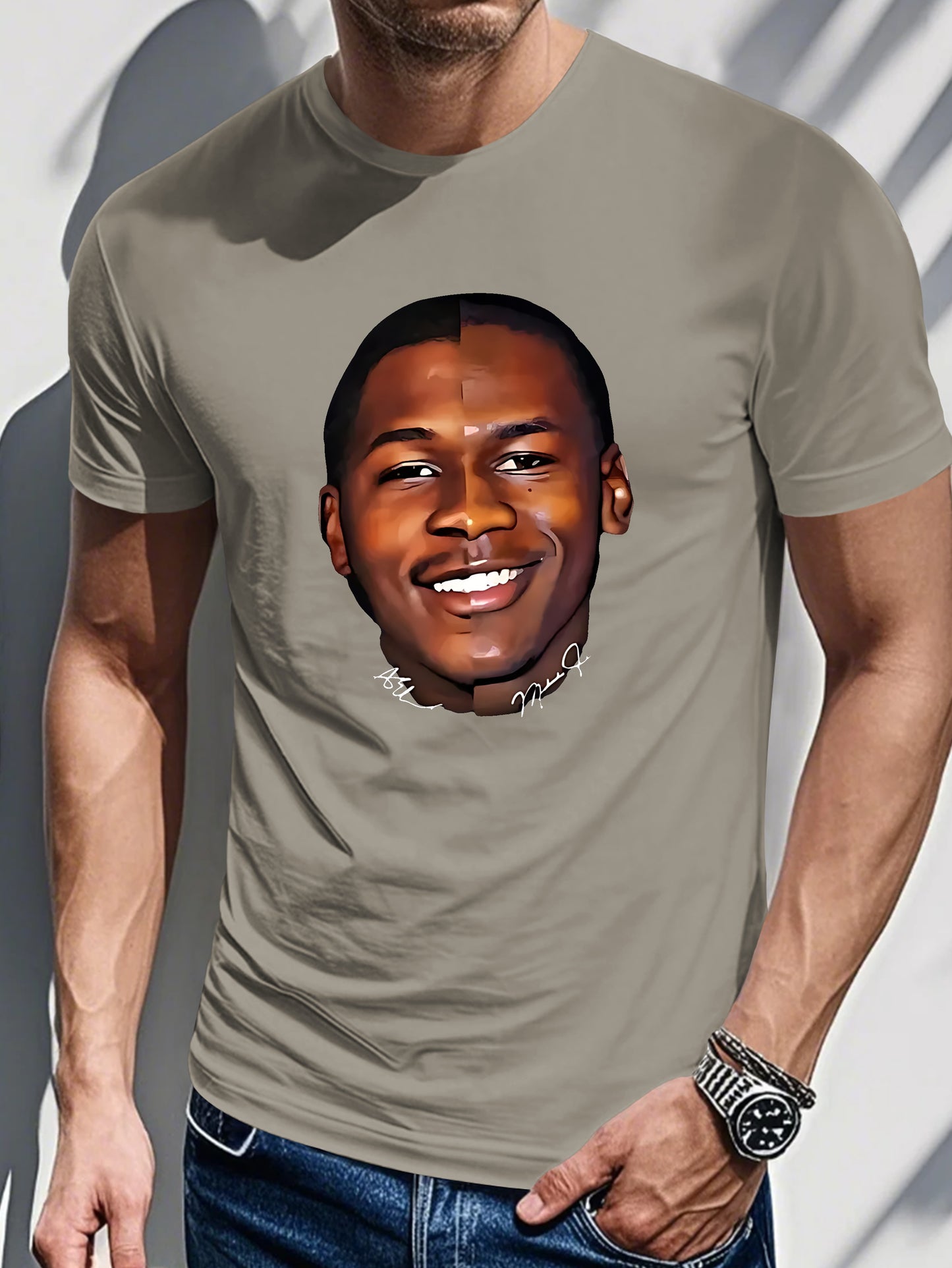 Tn 0724 6 Men's Short Sleeve T-shirt Summer T-shirt Top