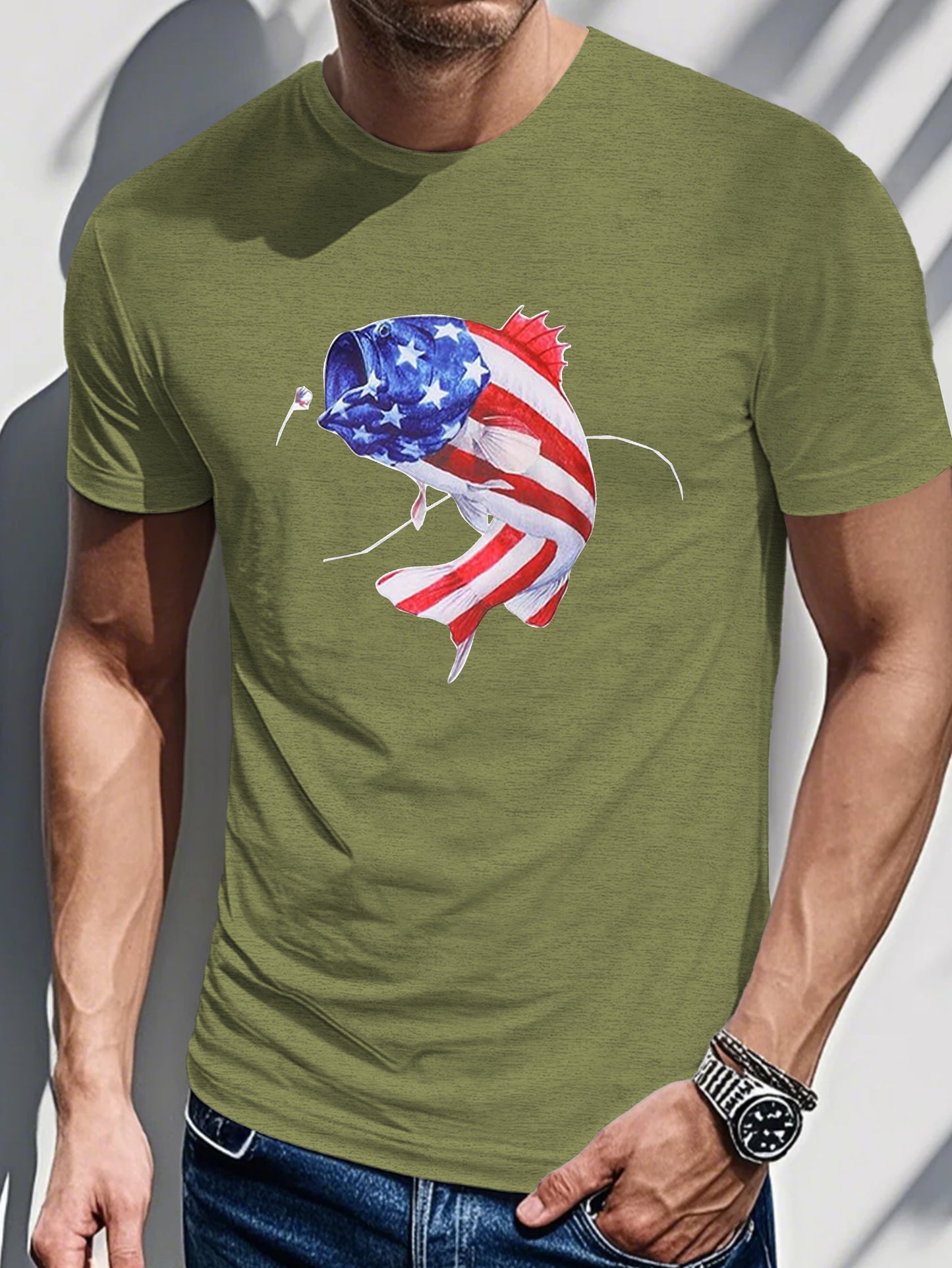 Men's Short Sleeve T-shirt Summer T-shirt Top