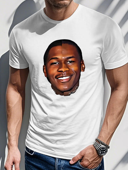 Tn 0724 6 Men's Short Sleeve T-shirt Summer T-shirt Top