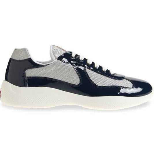 (⏰Last Day Promotion $20 OFF)Patent Leather And Technical Fabric Sneakers