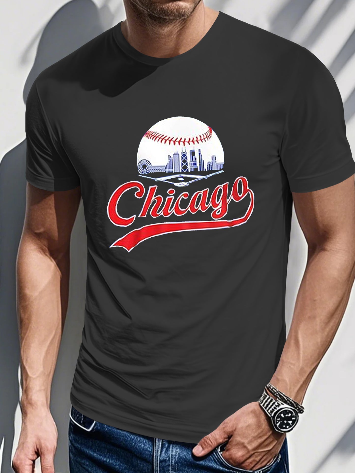 Men's Short Sleeve T-shirt Summer T-shirt Top