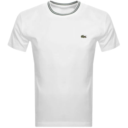 Men's Regular Fit Ribbed Collar Cotton T-Shirt