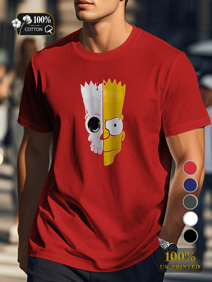 Men's pure cotton Tshirt Comfort Fit