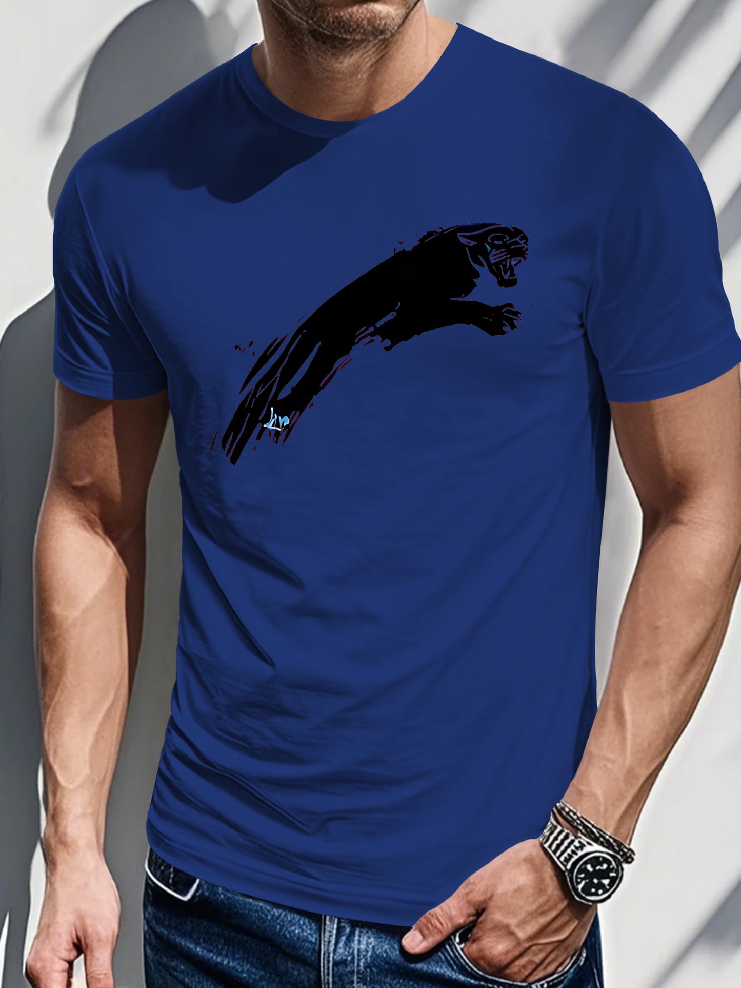 Tn 0718 7 Men's Short Sleeve T-shirt Summer T-shirt Top