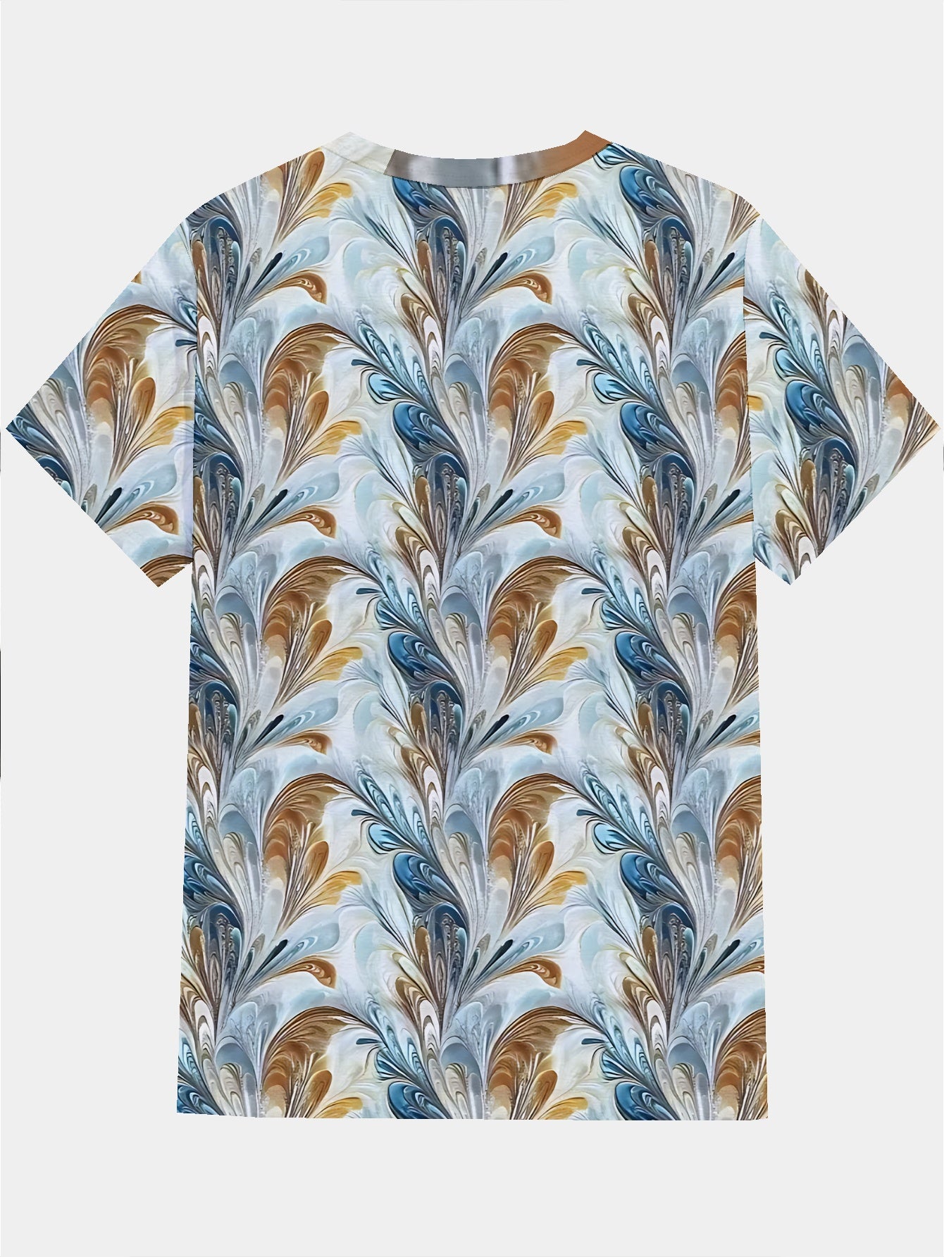 Luxury Pattern Men's short-sleeved T-shirt summer T-shirt top full of print