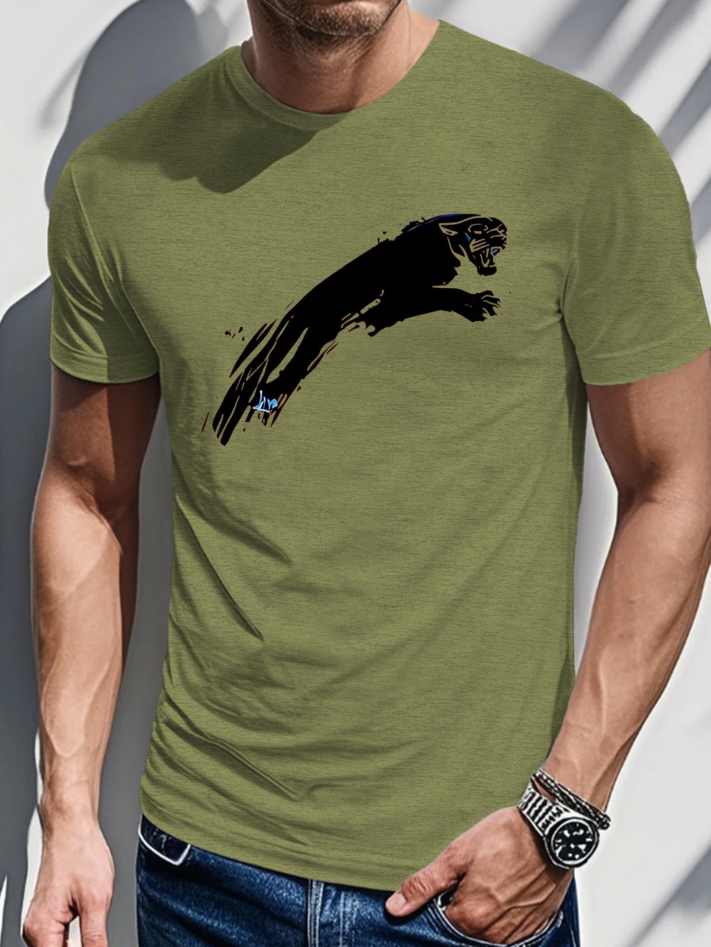 Tn 0718 7 Men's Short Sleeve T-shirt Summer T-shirt Top