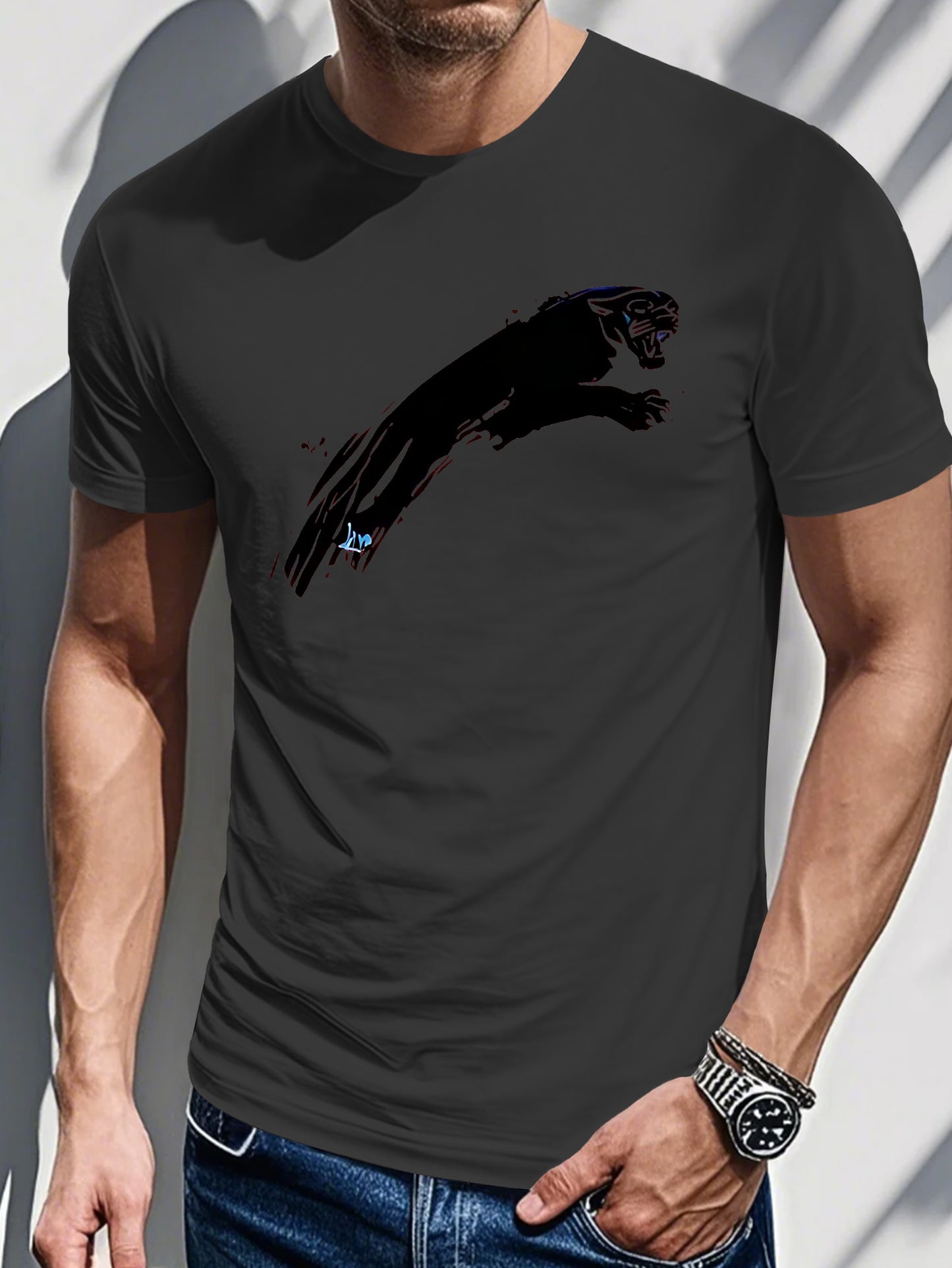 Tn 0718 7 Men's Short Sleeve T-shirt Summer T-shirt Top
