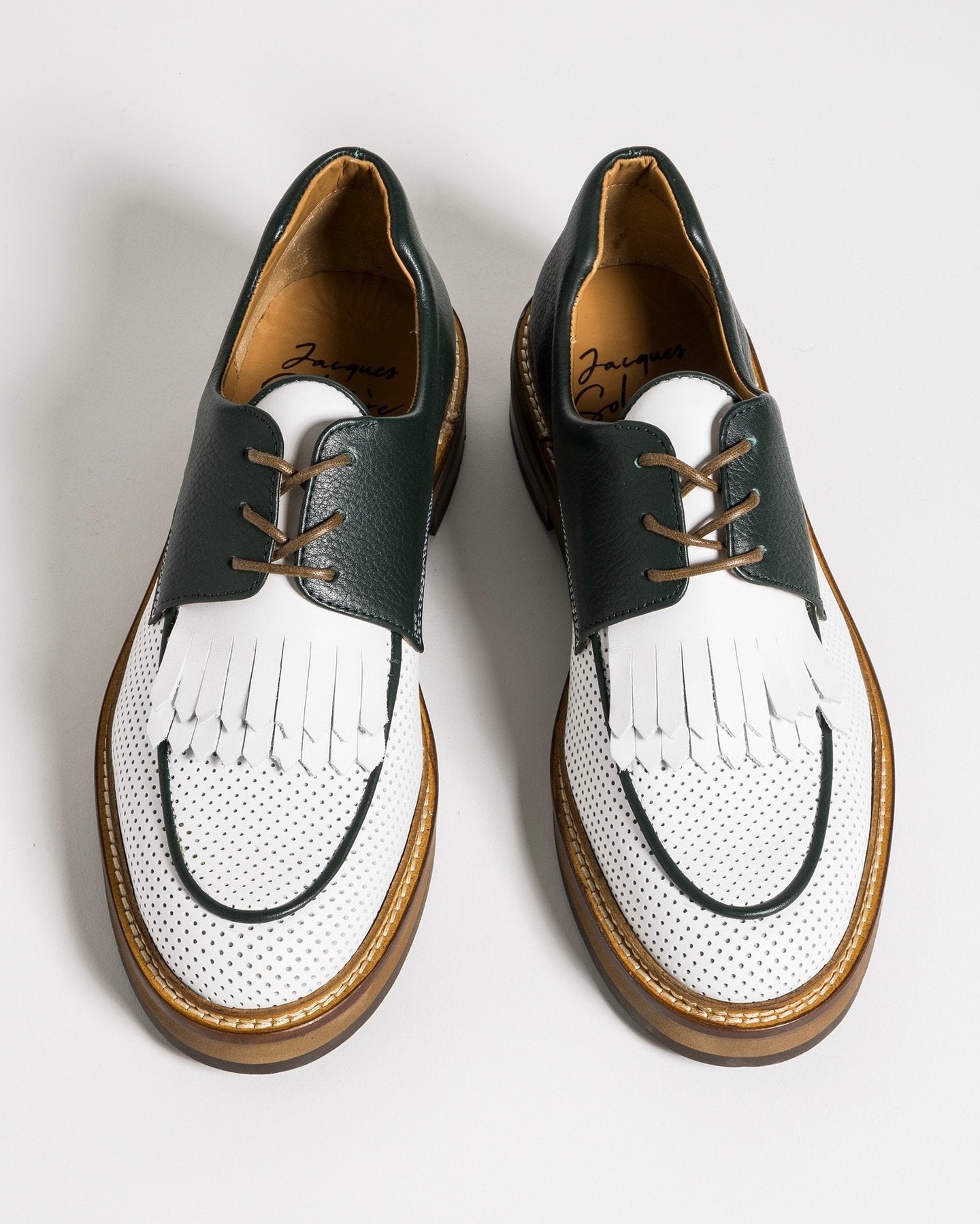 Stylish Colorblock Genuine Leather Lace-up Dress Shoes