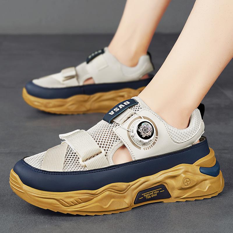 Leather printed texture breathable casual shoes