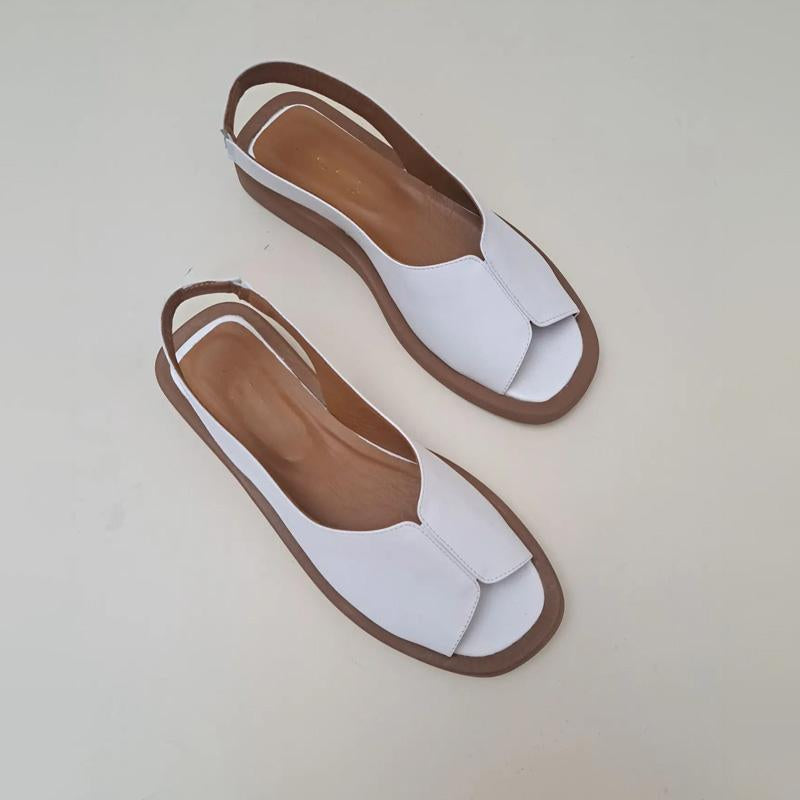 Fishmouth Flip-on Flat Sandals